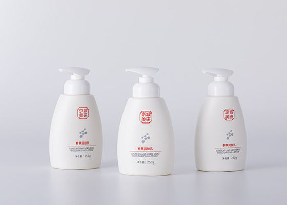 Botella plástica de empaquetado cosmética del animal doméstico 200ml con la bomba de la espuma